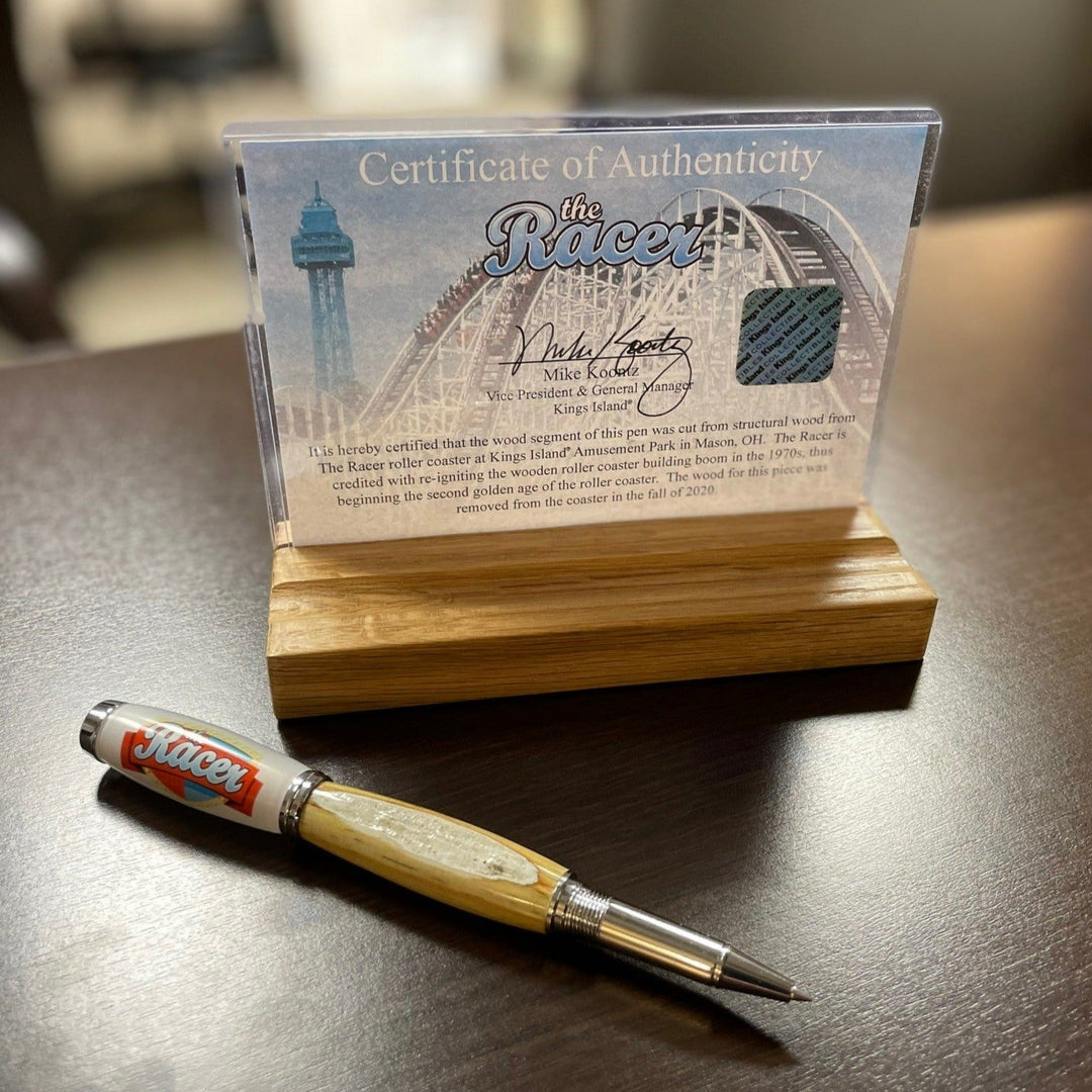 Kings Island The Racer Authentic Handcrafted Pen